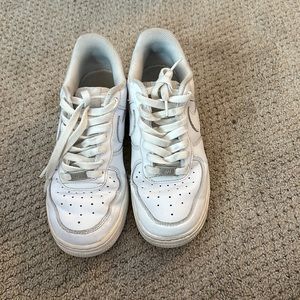 White woman’s Air Forces size 7.5